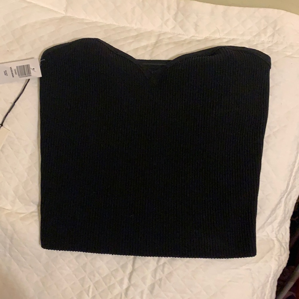 Strapless blouse